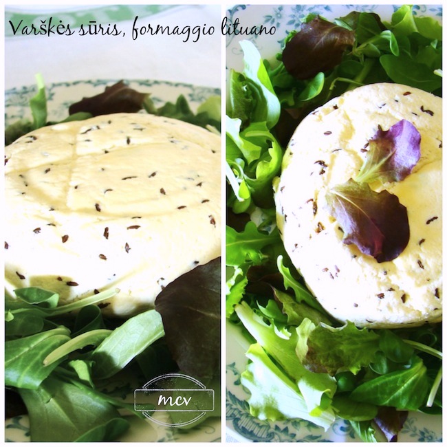 Varškės sūris ovvero formaggio Lituano