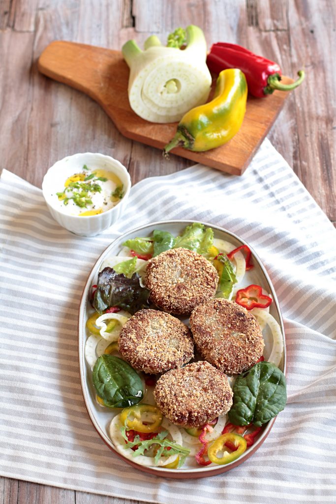 Polpette di topinambur e salsiccia