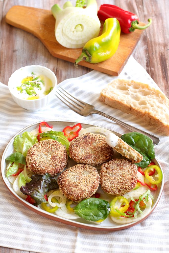 Polpette di topinambur e salsiccia