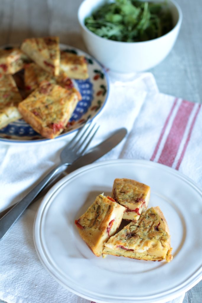 torta salata di ceci farcita